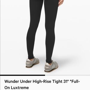 Wunder Under lululemon Leggings
